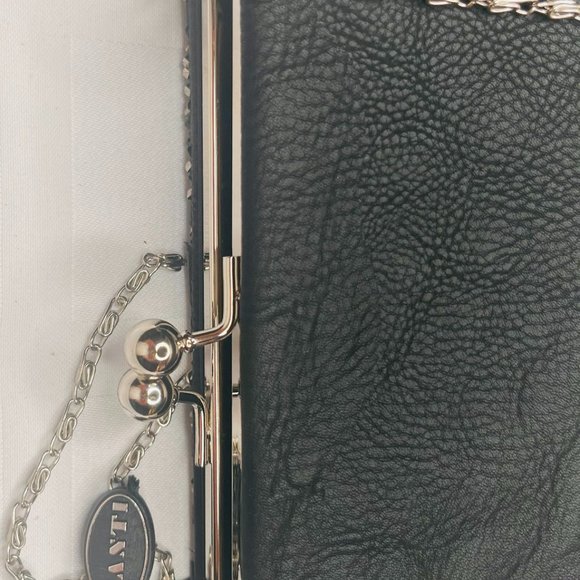 SANTI Italy – New Leather Evening Purse with Sparkling Stones – NWT - Picture 8 of 10